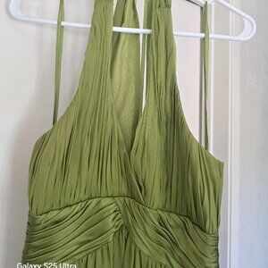 Halter silk dress Size 12
